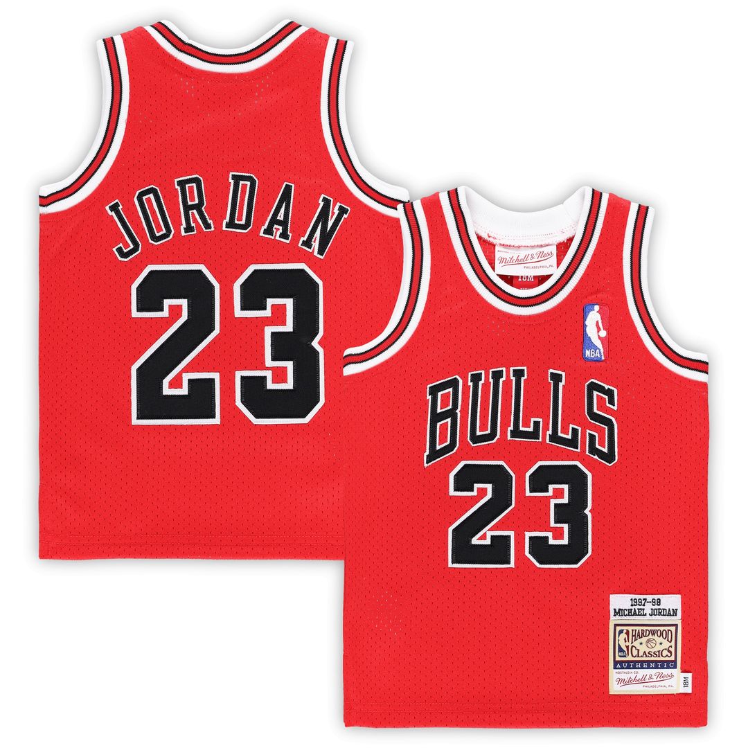 Chicago Bulls Michael Jordan Mitchell & Ness Infant 1997/98 Hardwood Classics Authentic Jersey - White