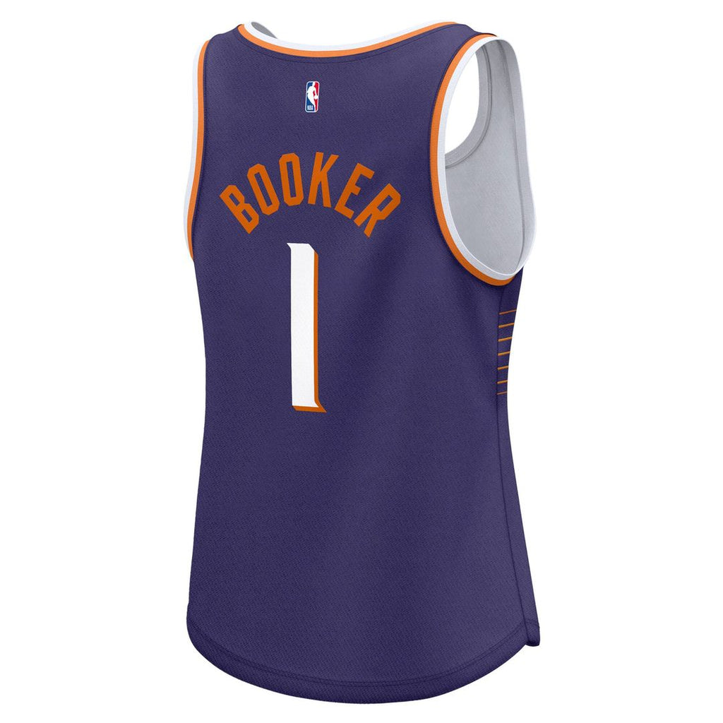 Phoenix Suns Devin Booker Fanatics Women's Fast Break Player Jersey - Icon Edition - Purple
