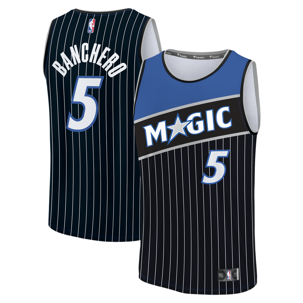 Orlando Magic Paolo Banchero Fanatics Fast Break Jersey - Statement Edition - Black