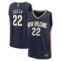 New Orleans Pelicans Derik Queen Fanatics Fast Break Replica Jersey - Icon Edition - Navy
