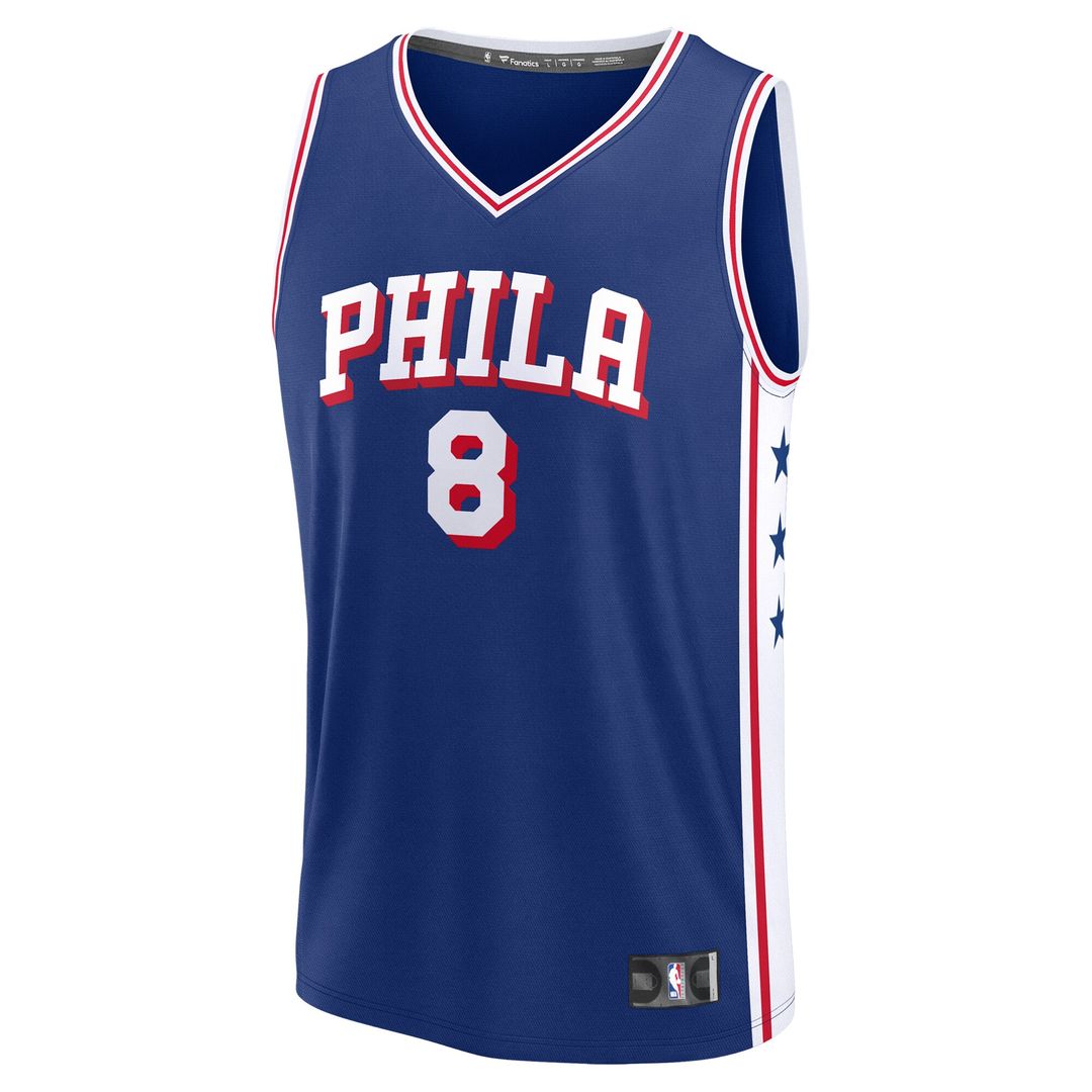 Philadelphia 76ers Paul George Fanatics Youth Fast Break Replica Player Jersey - Icon Edition - Royal
