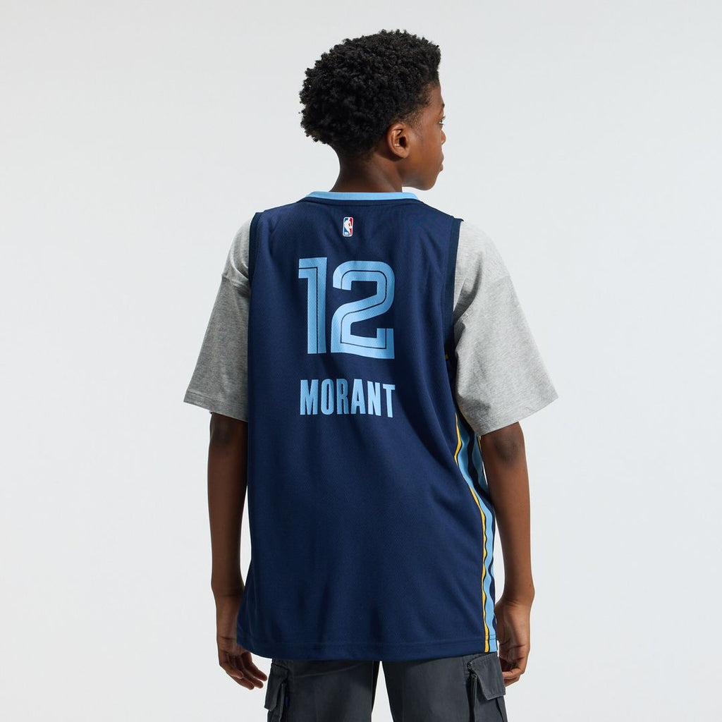 Memphis Grizzlies Ja Morant Fanatics Youth Fast Break Replica Player Jersey - Icon Edition - Navy