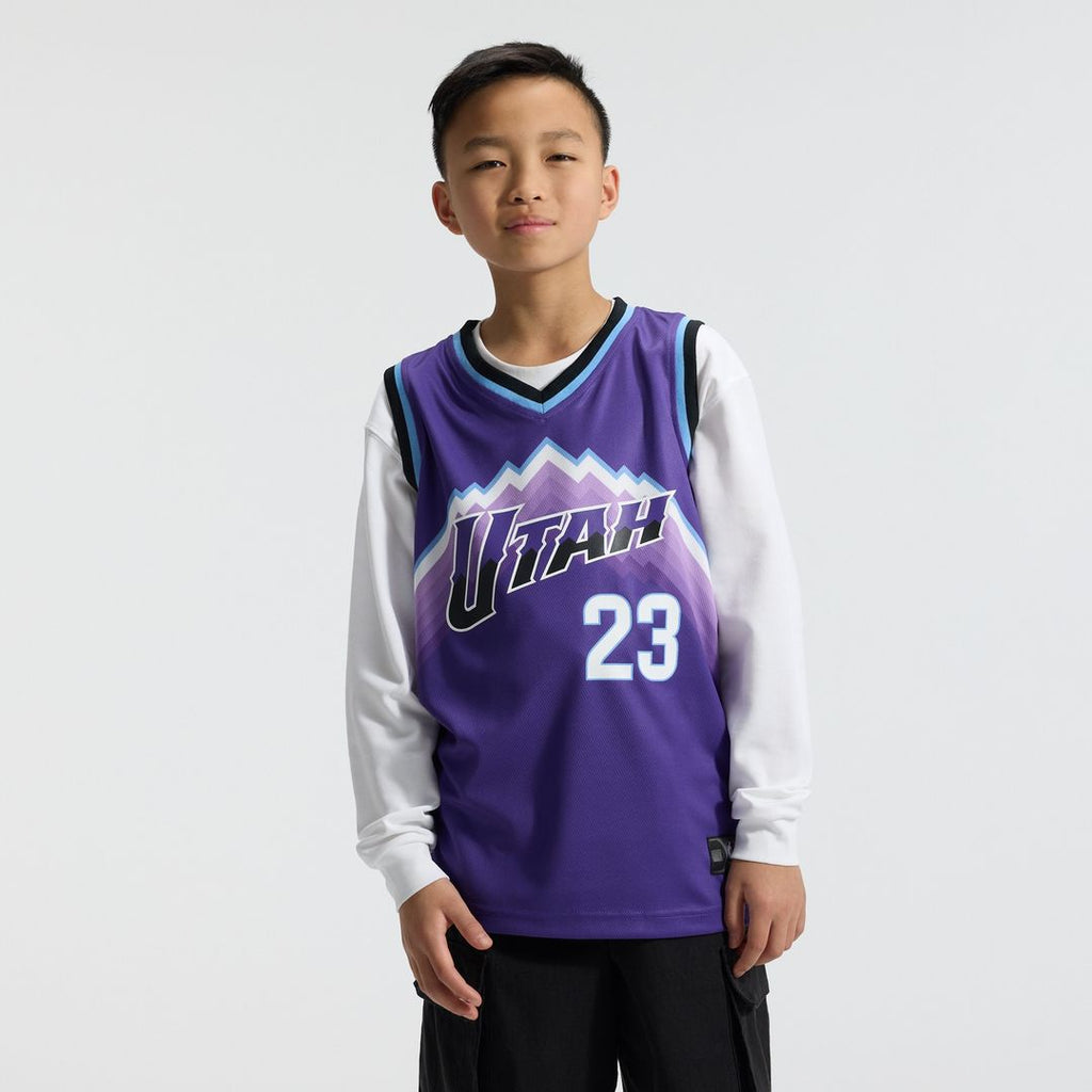 Utah Jazz Lauri Markkanen Fanatics Youth Fast Break Replica Jersey - Icon Edition - Purple