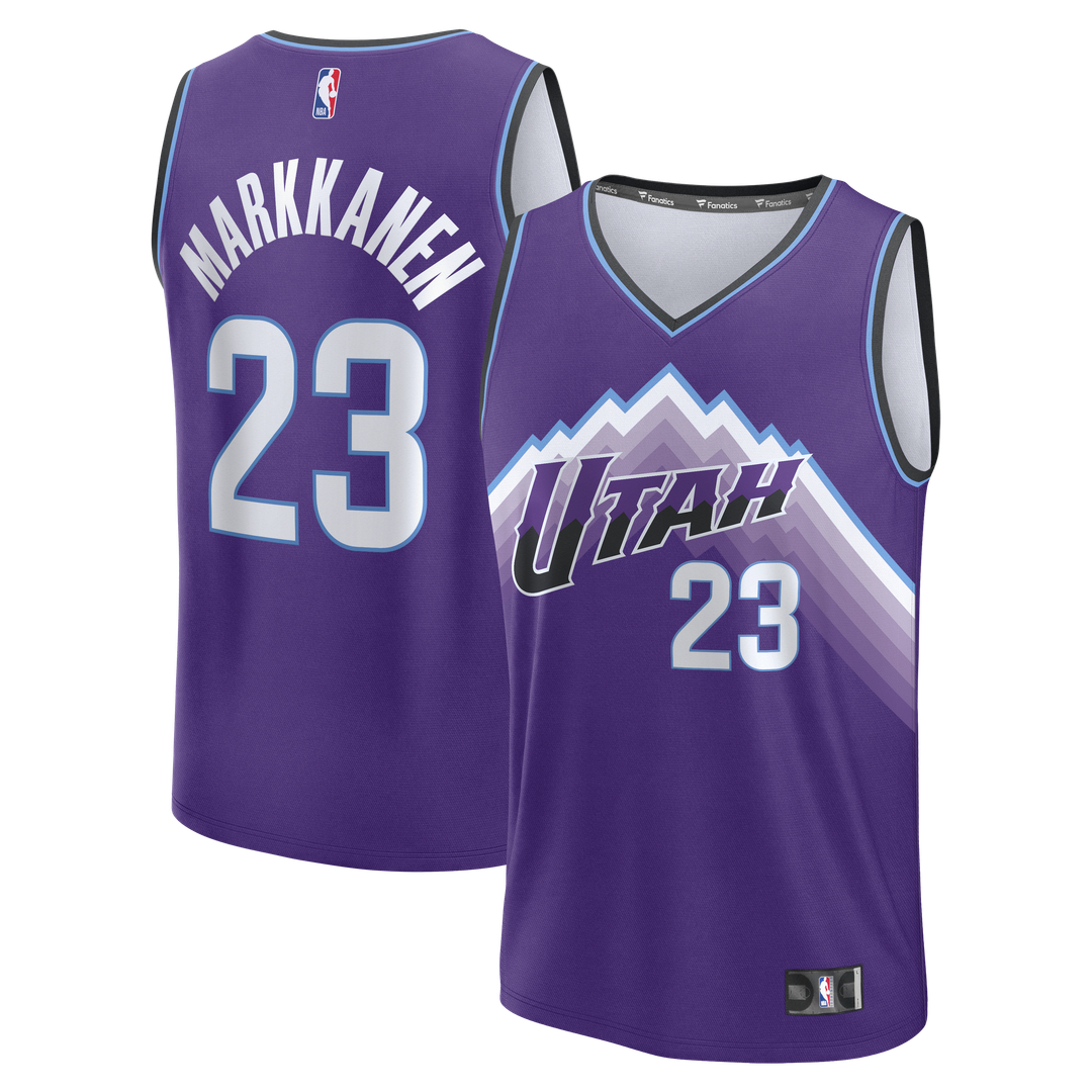 Utah Jazz Lauri Markkanen Fanatics Fast Break Replica Jersey - Icon Edition - Purple
