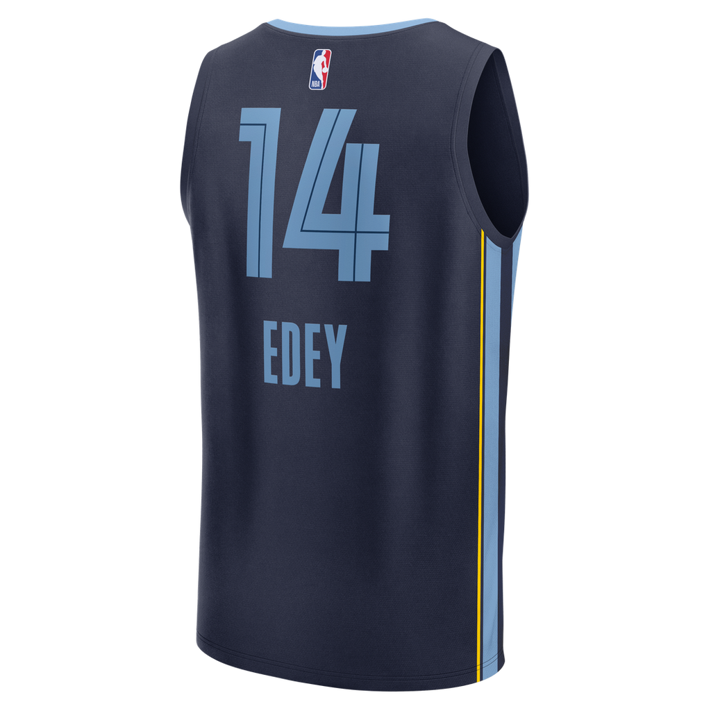 Memphis Grizzlies Zach Edey Fanatics Fast Break Replica Jersey - Icon Edition - Navy