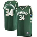 Milwaukee Bucks Giannis Antetokounmpo Fanatics Big & Tall Fast Break Player Jersey - Hunter Green - Icon Edition