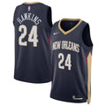 New Orleans Pelicans Jordan Hawkins Nike Unisex Swingman Jersey - Icon Edition - Navy