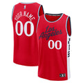 LA Clippers Fanatics Fast Break Custom Jersey - Statement Edition - Red