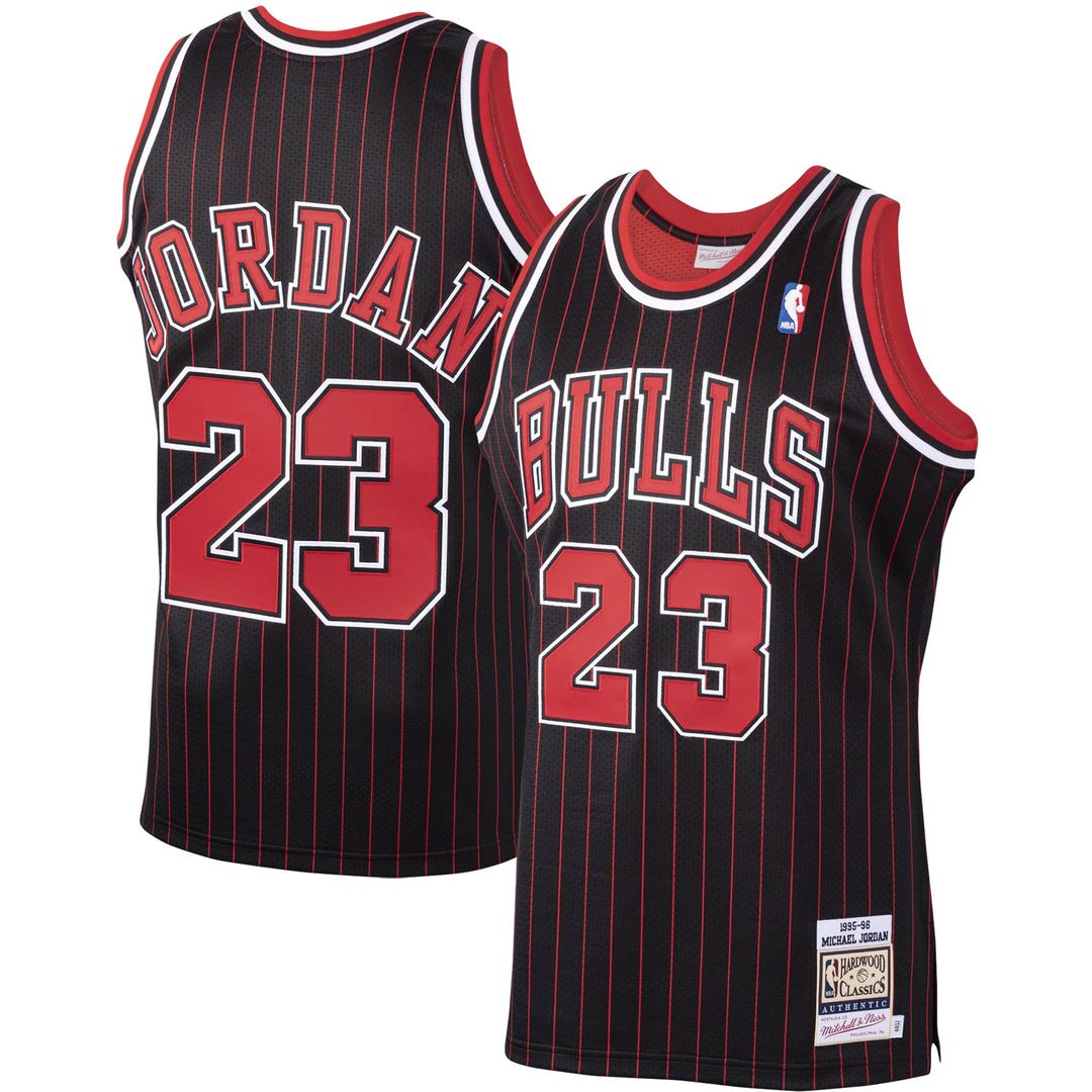 Chicago Bulls Michael Jordan Mitchell & Ness 1997/98 Hardwood Classics Authentic Jersey - Scarlet