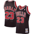 Chicago Bulls Michael Jordan Mitchell & Ness 1995/96 Hardwood Classics Authentic Jersey - Black