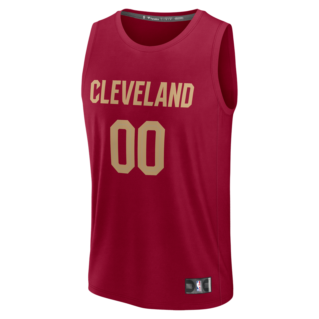Cleveland Cavaliers Fanatics Youth Fast Break Custom Jersey - Association Edition - White