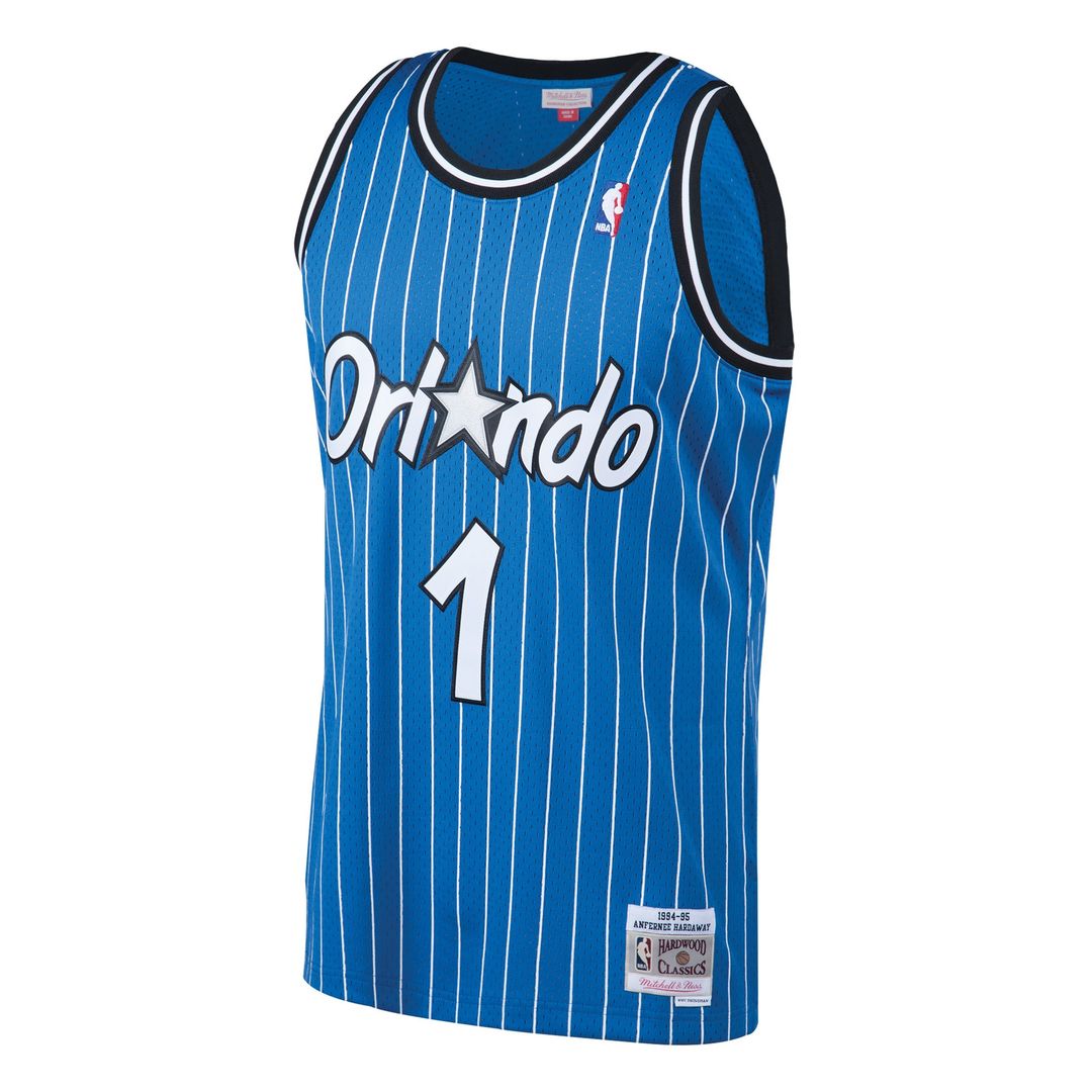 Orlando Magic Penny Hardaway Mitchell & Ness 1994/95 Hardwood Classics Swingman Jersey - Blue