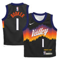 Phoenix Suns Devin Booker Nike Infant 2025/26 City Edition Swingman Jersey - Black