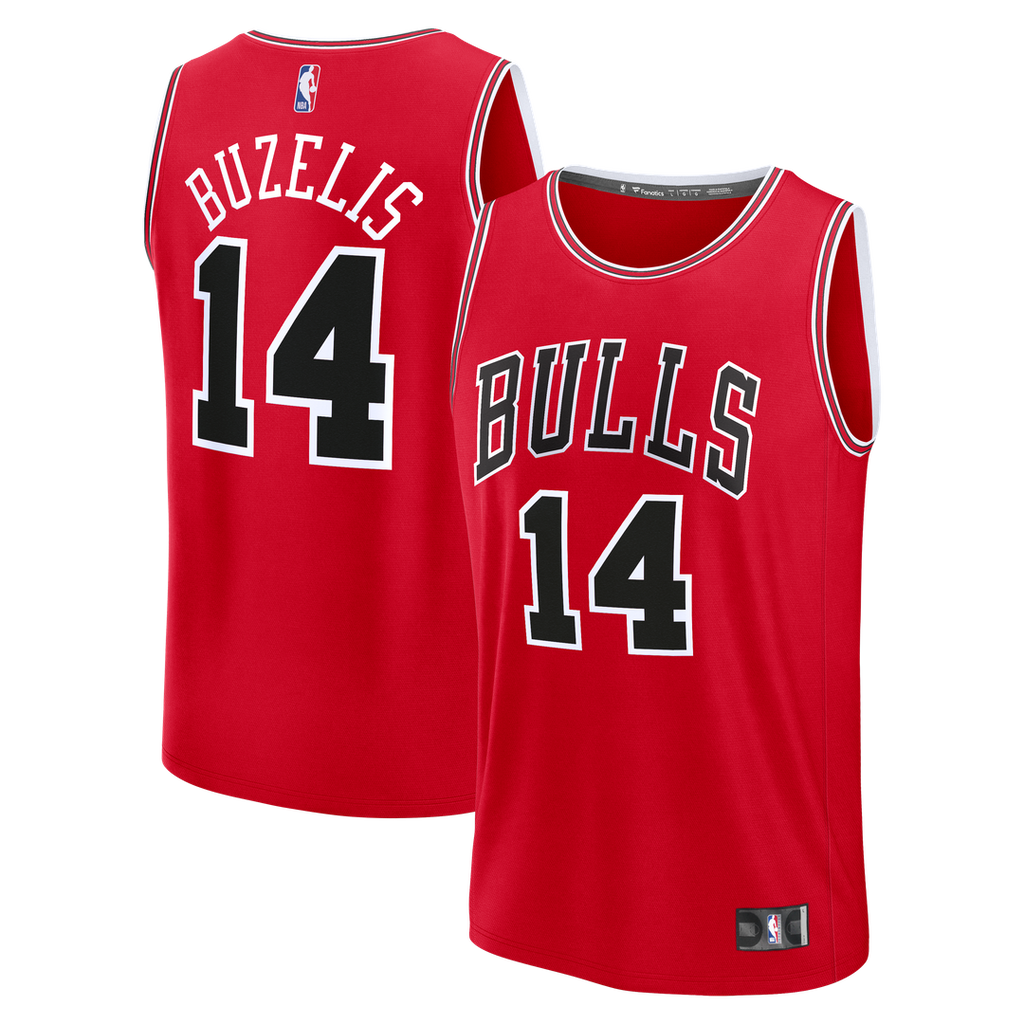 Chicago Bulls Matas Buzelis Fanatics Fast Break Replica Player Jersey - Icon Edition - Red