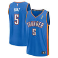 Oklahoma City Thunder Luguentz Dort Fanatics Youth 2025 NBA Finals Champions Fast Break Replica Player Jersey - Blue - Icon Edition