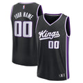 Sacramento Kings Fanatics Youth Fast Break Custom Replica Jersey - Black - Icon Edition