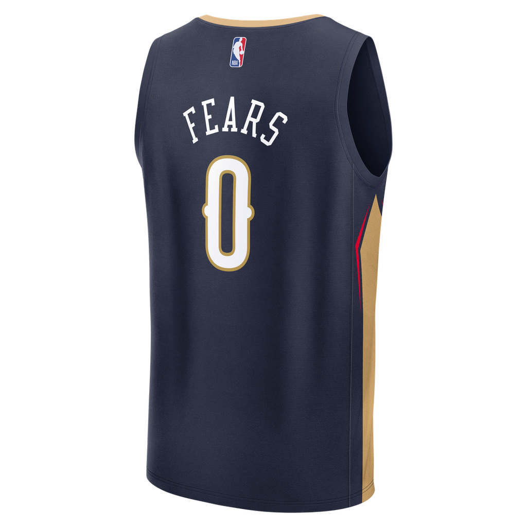 New Orleans Pelicans Jeremiah Fears Fanatics Fast Break Replica Jersey - Navy - Icon Edition
