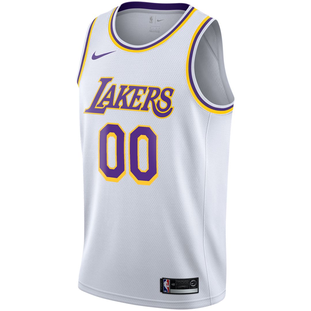 Los Angeles Lakers Nike 2020/21 Swingman Custom Jersey - Icon Edition - Gold