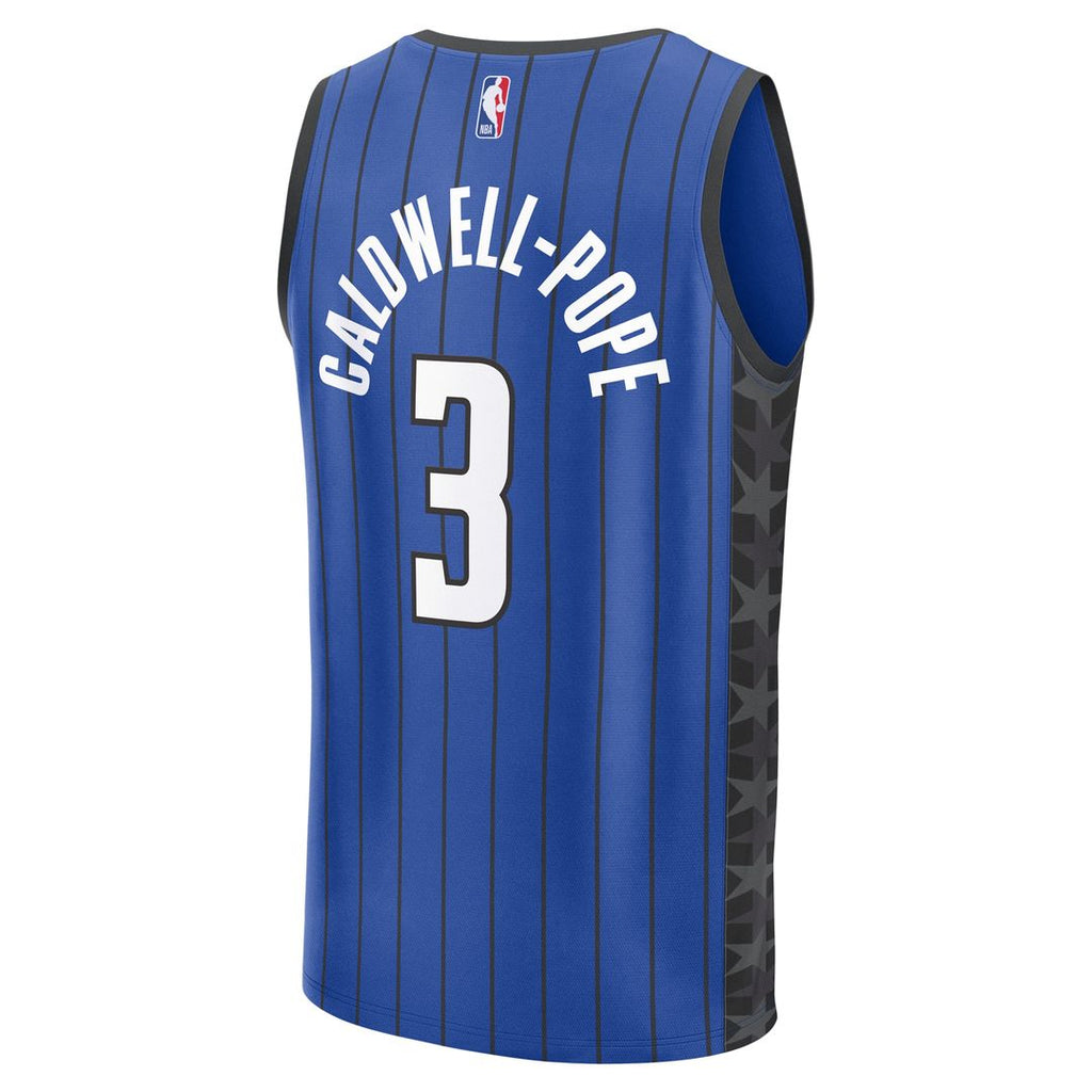 Orlando Magic Kentavious Caldwell - Pope Fanatics Youth Fast Break Player Jersey - Statement Edition - Blue