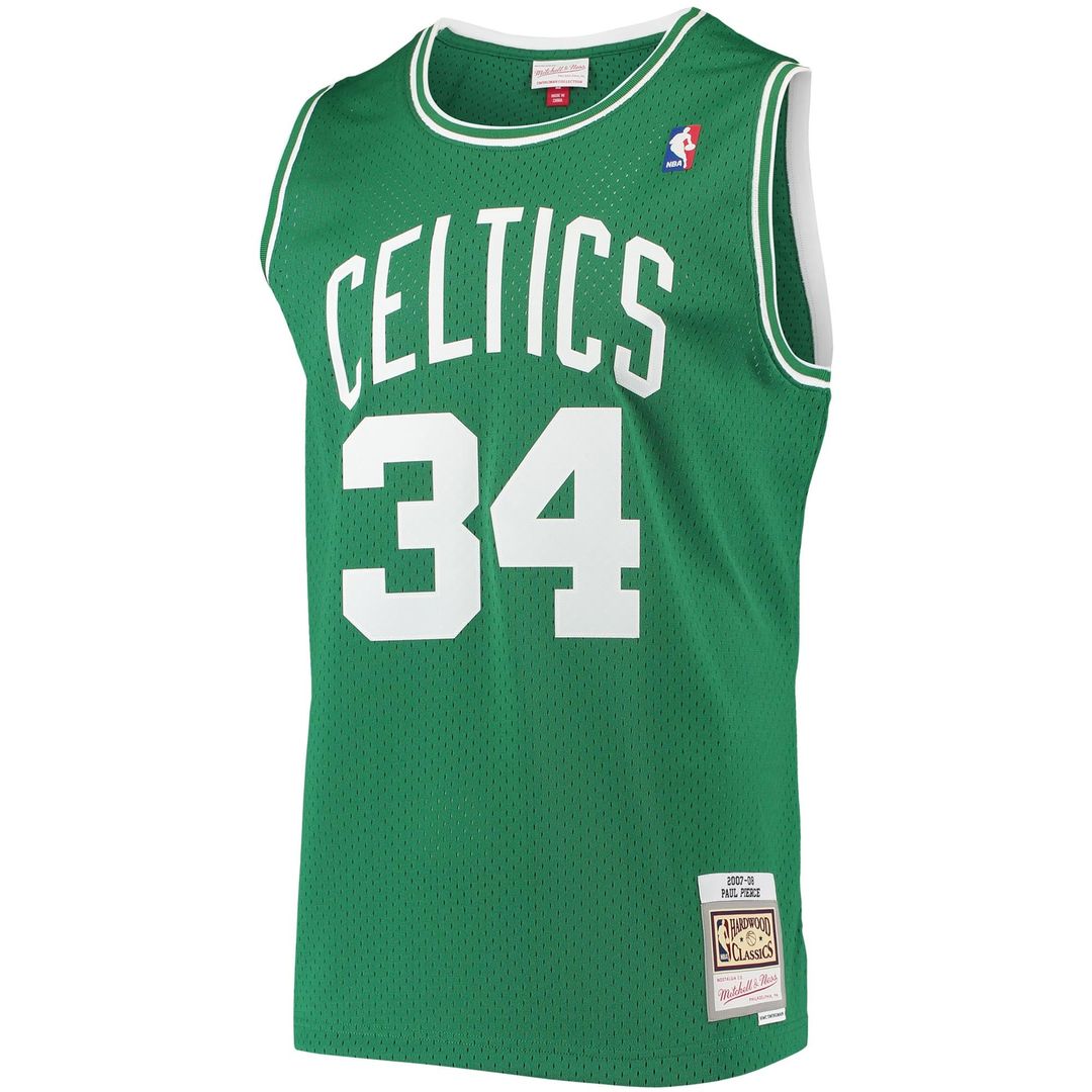 Boston Celtics Paul Pierce Mitchell & Ness Hardwood Classics Swingman Jersey - White