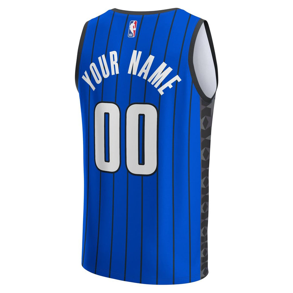 Orlando Magic Fanatics Youth Fast Break Replica Custom Jersey - Statement Edition - Blue
