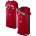 New Orleans Pelicans Zion Williamson Jordan Brand Authentic Jersey - Statement Edition - Red