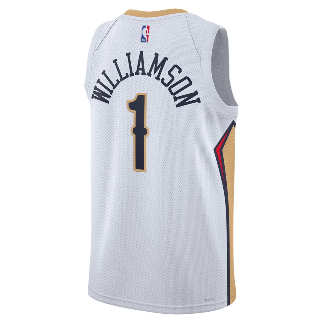 New Orleans Pelicans Zion Williamson Nike Unisex Swingman Jersey - Association Edition - White