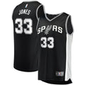 San Antonio Spurs Tre Jones Fanatics Fast Break Replica Jersey - Icon Edition - Black