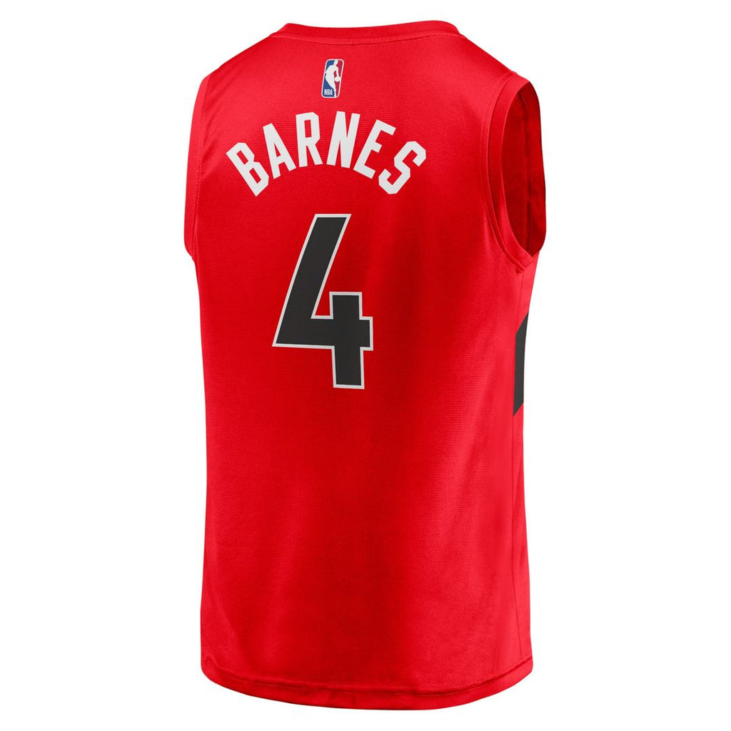 Toronto Raptors Scottie Barnes Fanatics Fast Break Replica Jersey - Icon Edition - Red