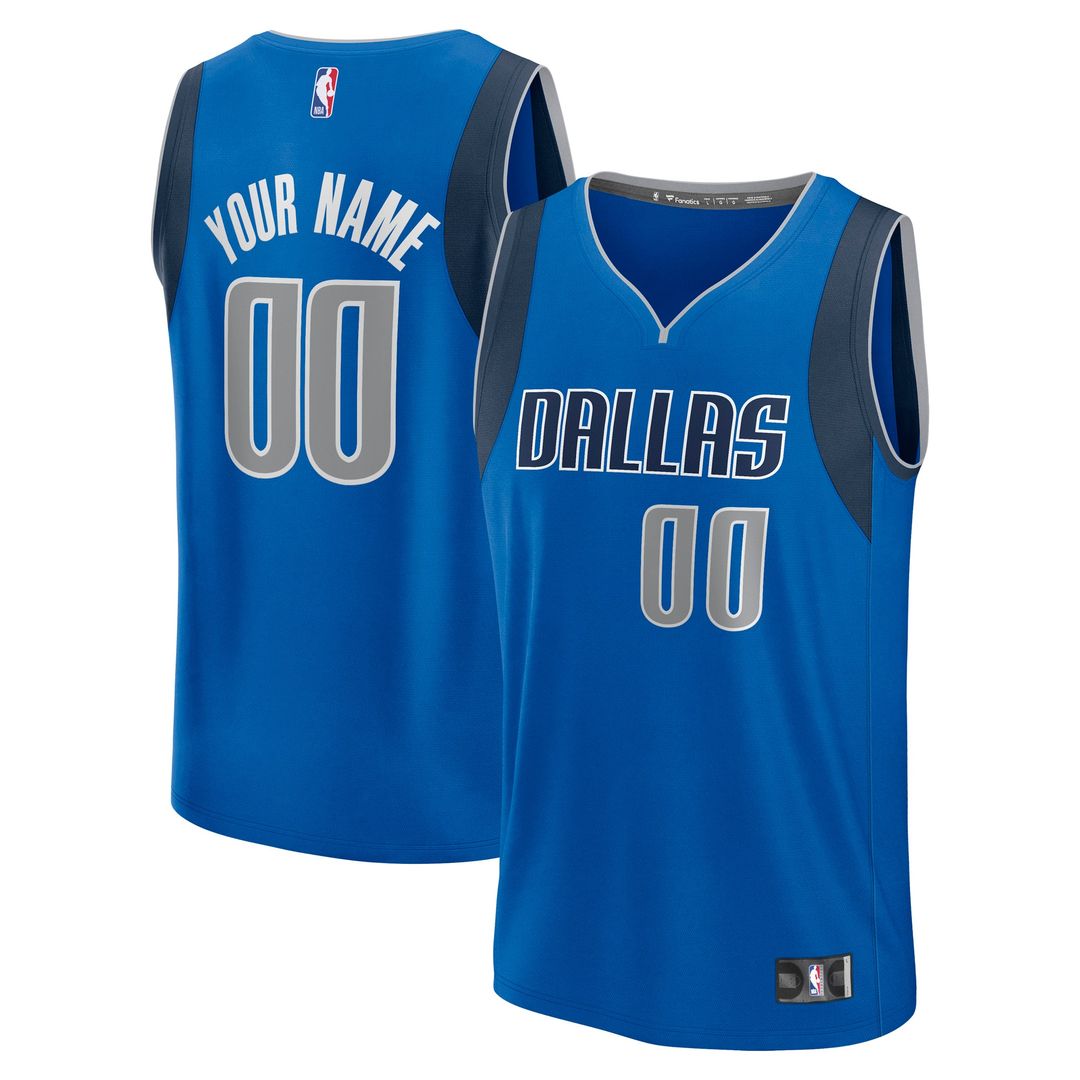 Dallas Mavericks Fanatics Fast Break Custom Jersey - Association Edition - White