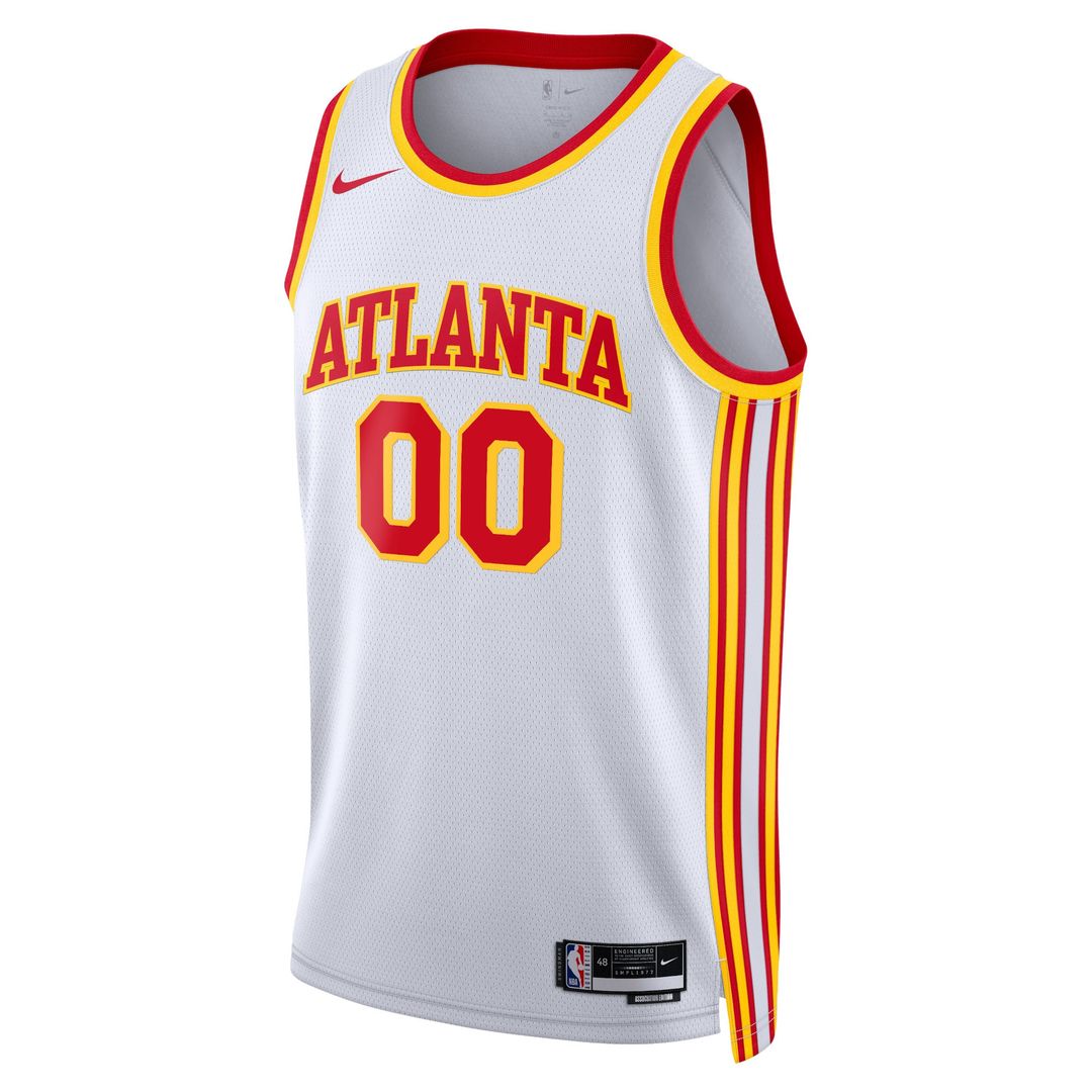 Atlanta Hawks Nike Unisex Swingman Custom Jersey White - Association Edition