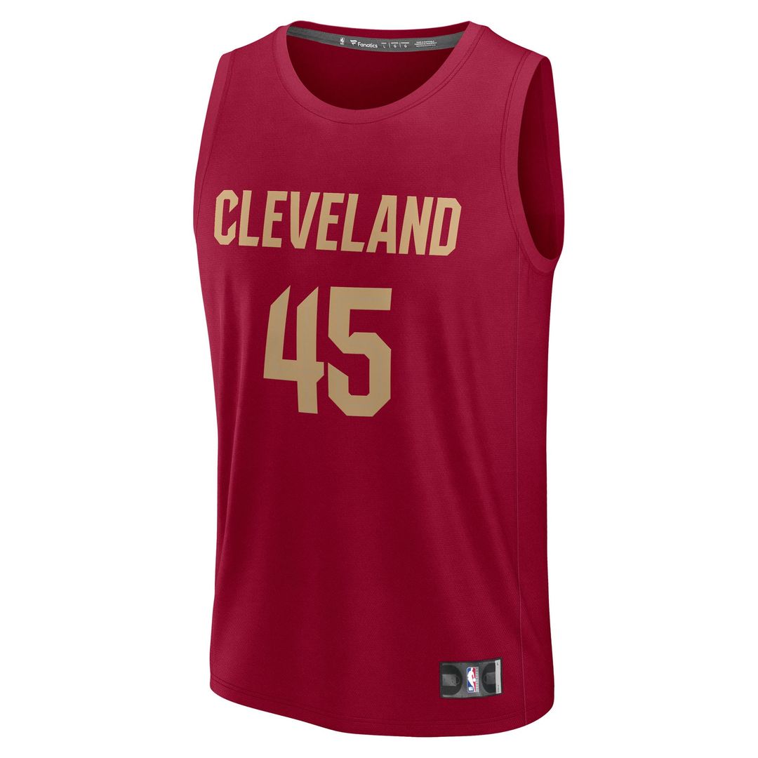 Cleveland Cavaliers Donovan Mitchell Fanatics Youth Fast Break Replica Player Jersey - Icon Edition - Wine