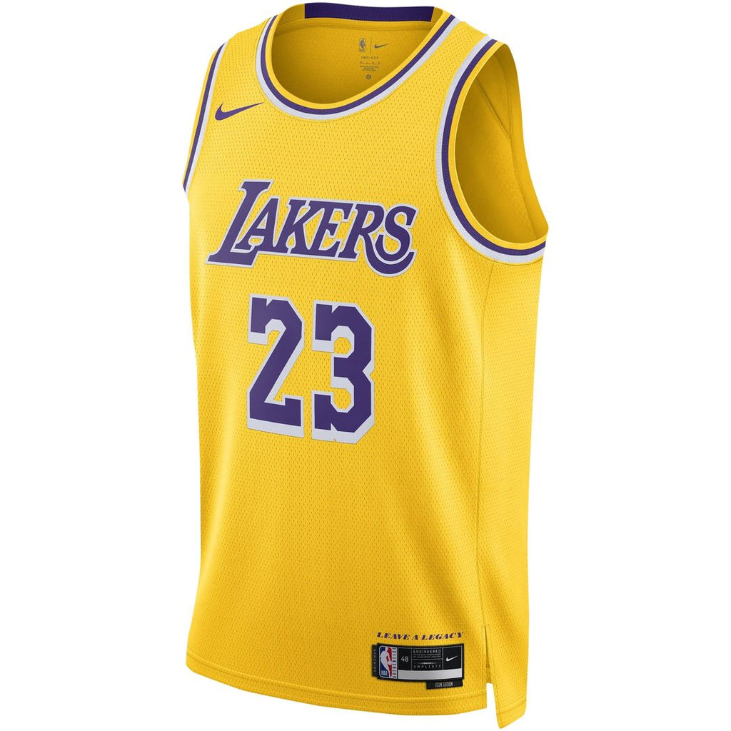Los Angeles Lakers LeBron James Nike Unisex Swingman Jersey - Association Edition - White