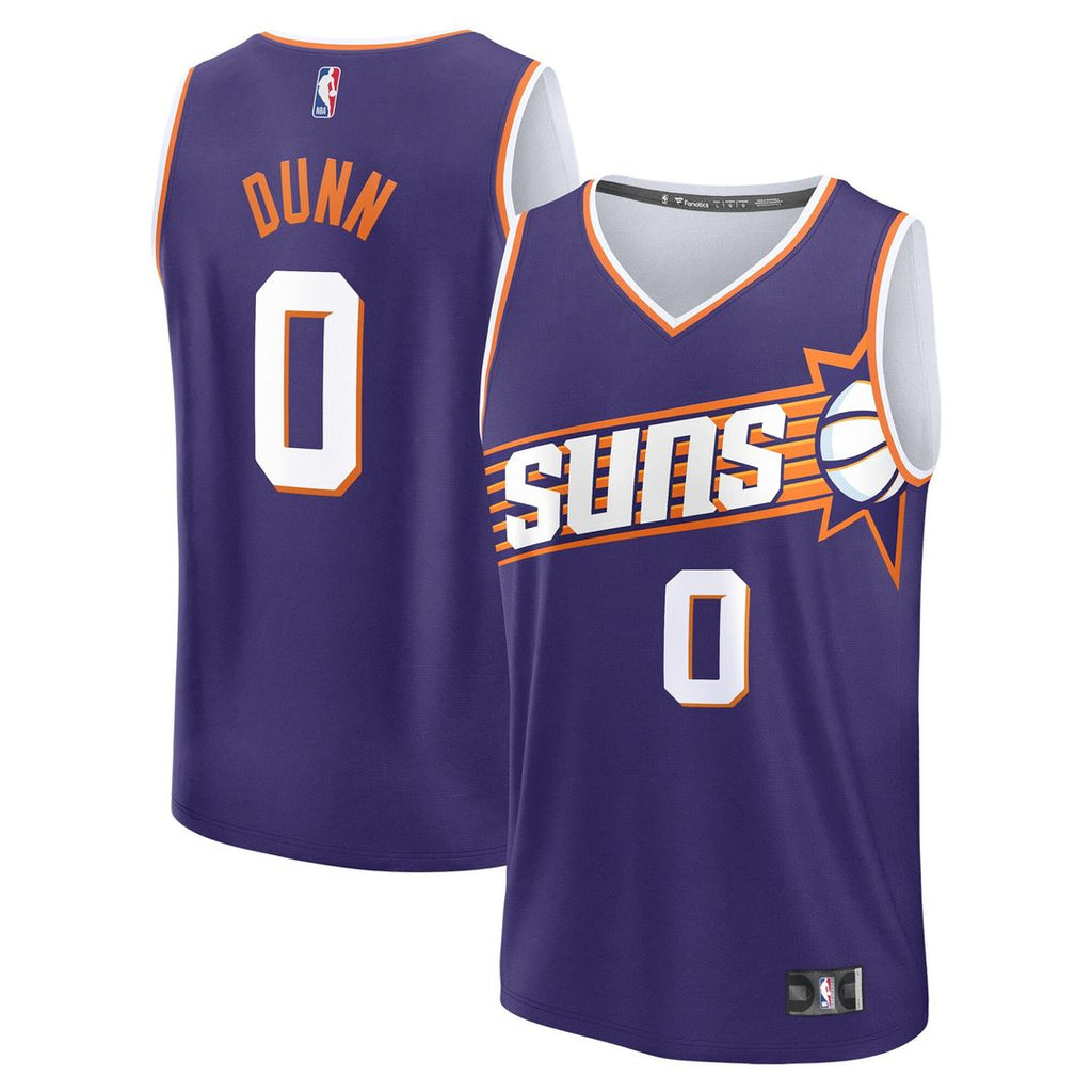 Phoenix Suns Ryan Dunn Fanatics Youth 2024 NBA Draft Fast Break Player Jersey - Icon Edition - Purple