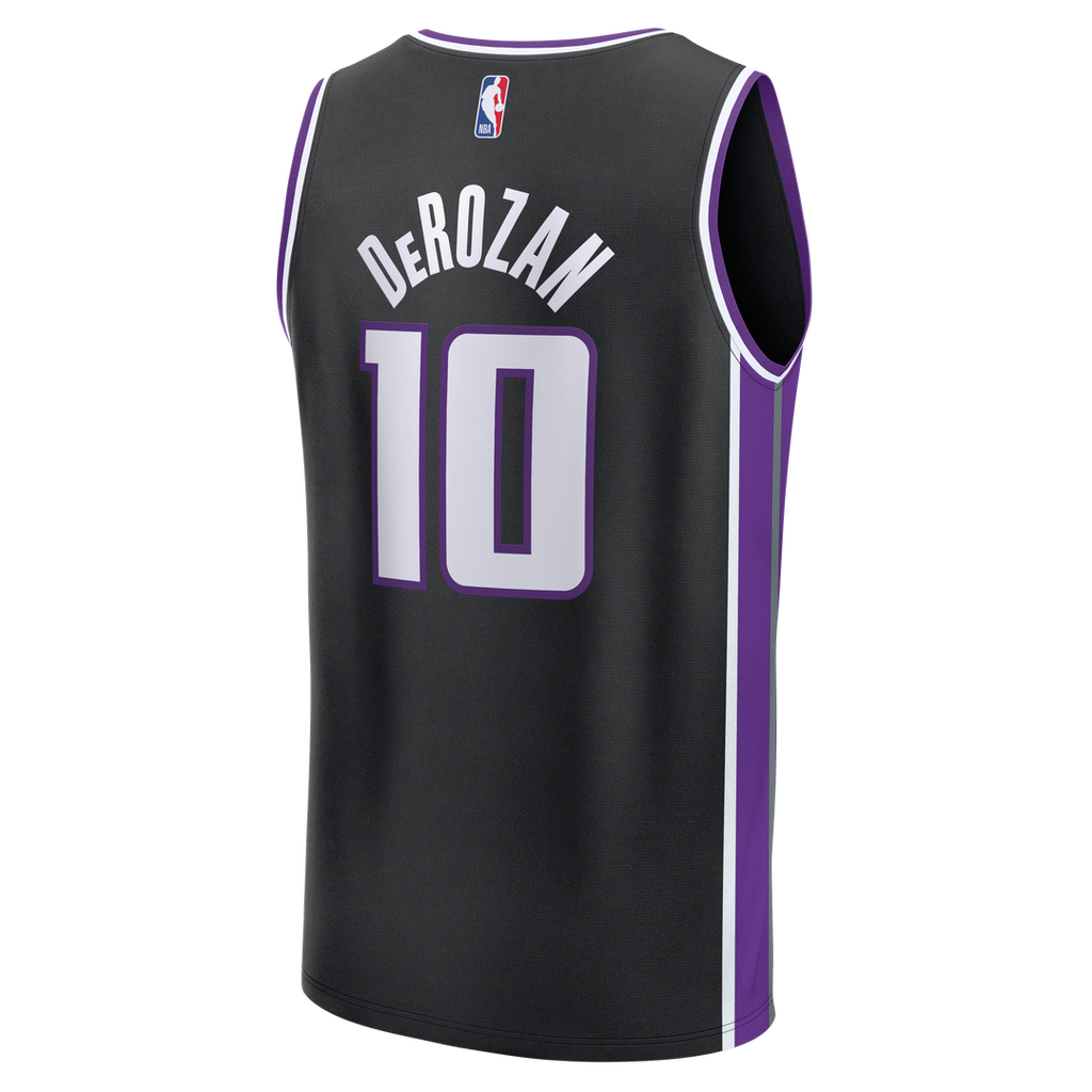 Sacramento Kings DeMar DeRozan Fanatics Fast Break Replica Player Jersey - Icon Edition - Black