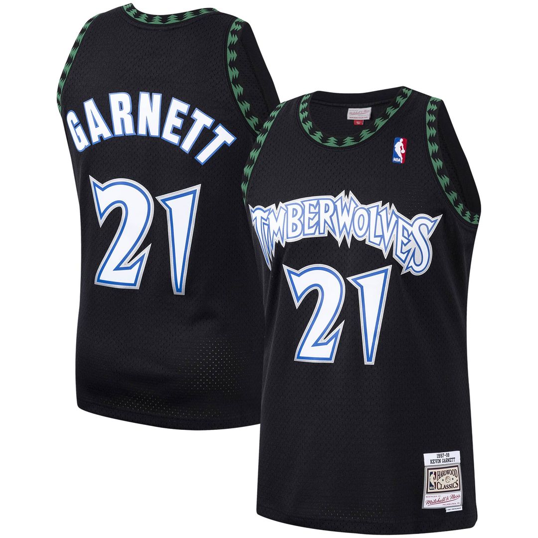 Minnesota Timberwolves Kevin Garnett Mitchell & Ness 1995/96 Hardwood Classics Swingman Jersey - White