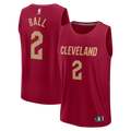 Cleveland Cavaliers Lonzo Ball Fanatics Fast Break Replica Jersey - Wine - Icon Edition