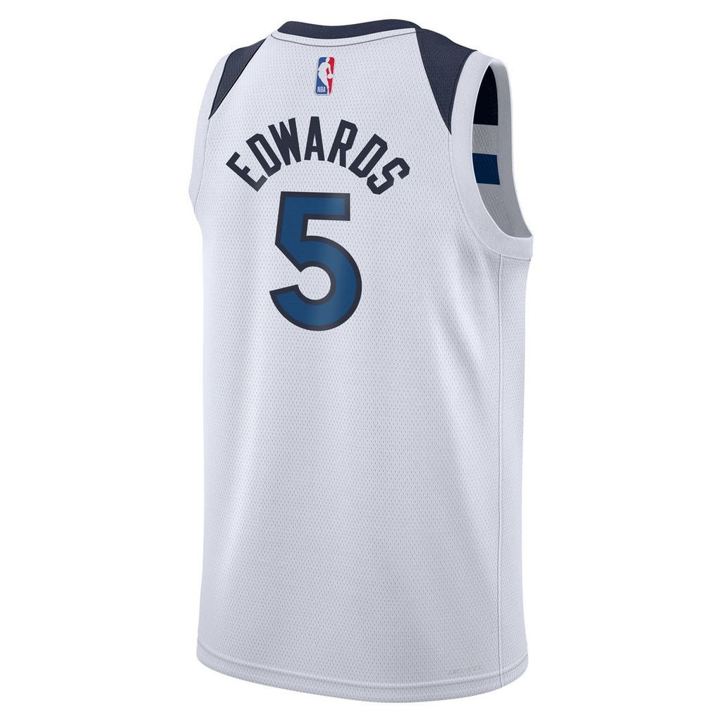 Minnesota Timberwolves Anthony Edwards Nike Youth Swingman Jersey - Association Edition - White