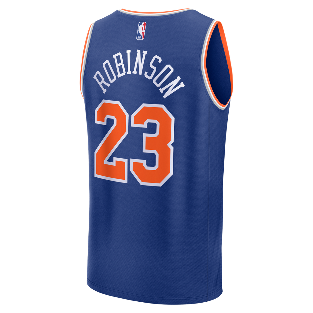 New York Knicks Mitchell Robinson Fanatics Youth Fast Break Replica Jersey - Blue - Icon Edition
