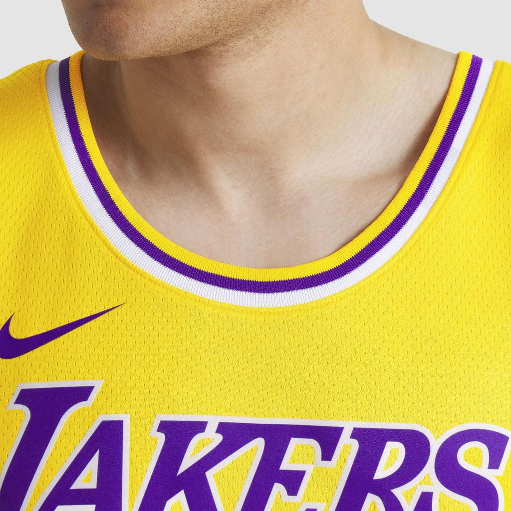 Los Angeles Lakers LeBron James Nike Unisex Swingman Jersey - Association Edition - White