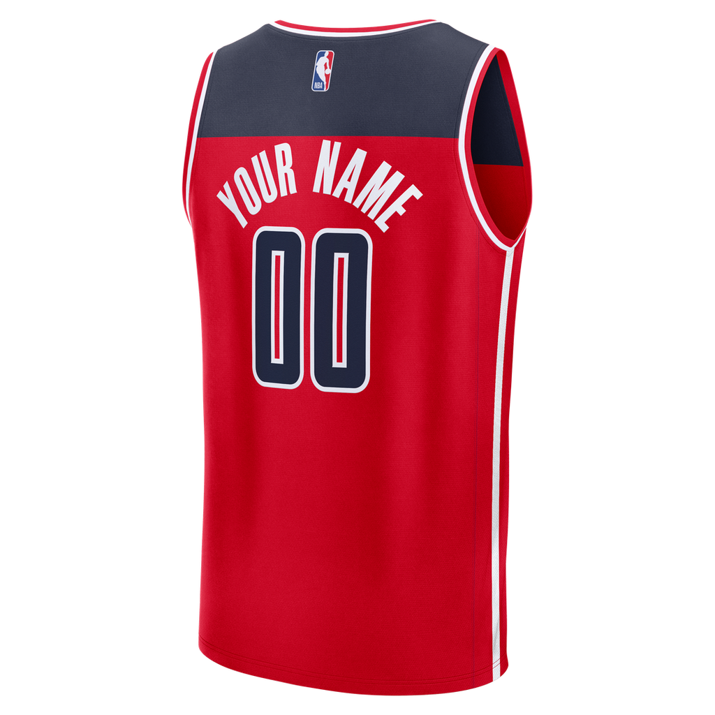 Washington Wizards Fanatics Fast Break Custom Jersey - Red - Icon Edition
