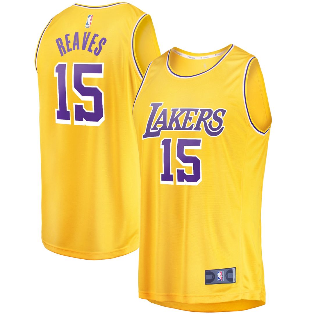 Los Angeles Lakers Austin Reaves Fanatics Fast Break Replica Player Jersey - Association Edition - White