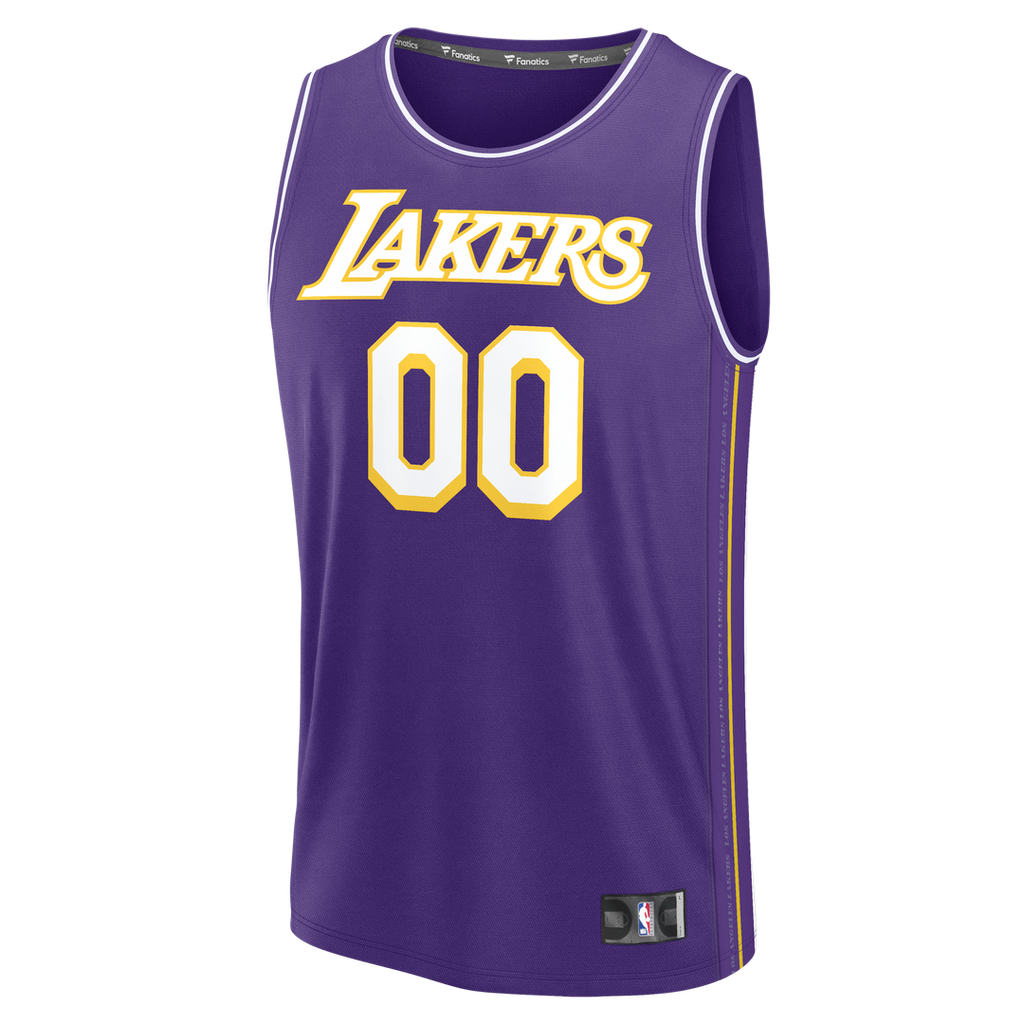 Los Angeles Lakers Fanatics Fast Break Custom Jersey - Icon Edition - Gold
