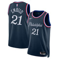 Philadelphia 76ers Joel Embiid Nike Unisex 2025/26 Swingman Jersey - Navy - City Edition