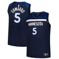 Minnesota Timberwolves Anthony Edwards Fanatics Big & Tall Fast Break Jersey - Icon Edition - Navy