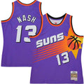 Phoenix Suns Steve Nash Mitchell & Ness Hardwood Classics 1996/97 Tropical Swingman Jersey - Purple