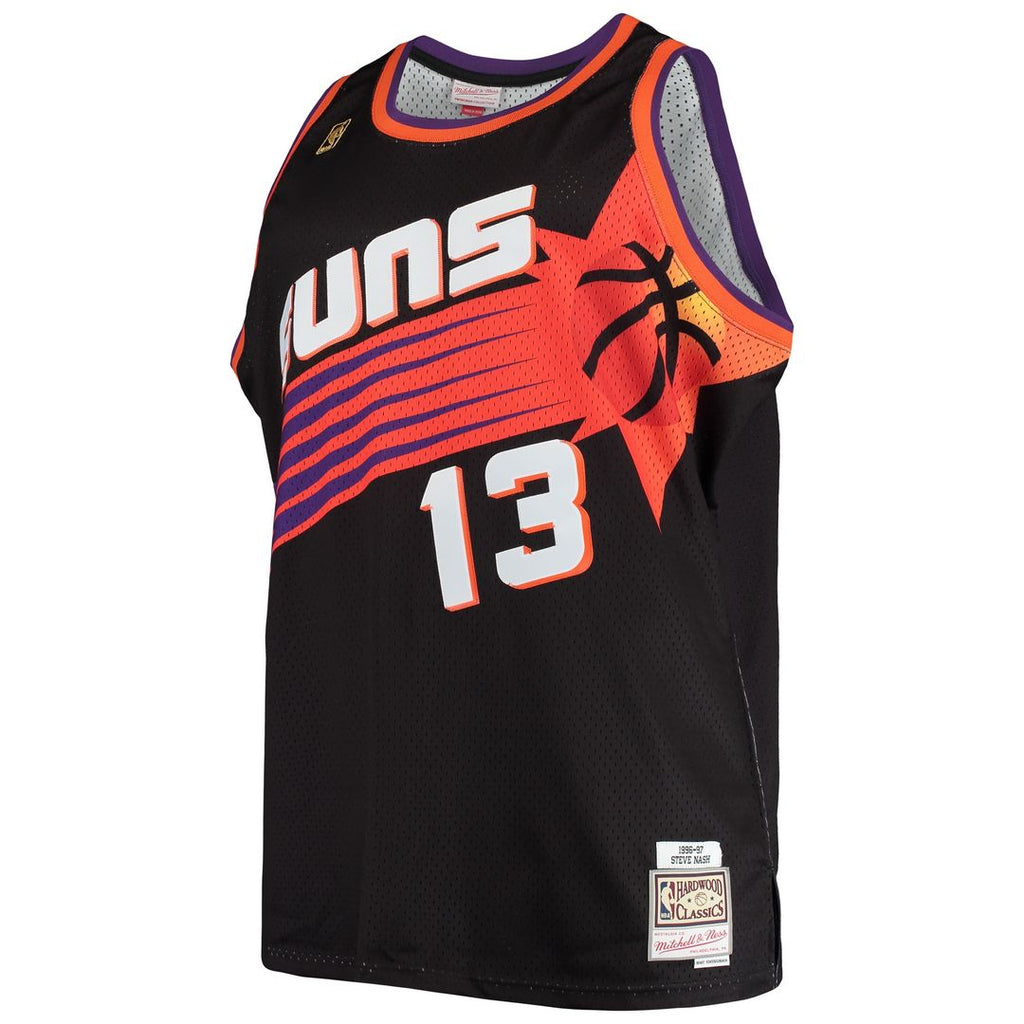 Phoenix Suns Steve Nash Mitchell & Ness Big & Tall Hardwood Classics 1996/97 Swingman Jersey - White
