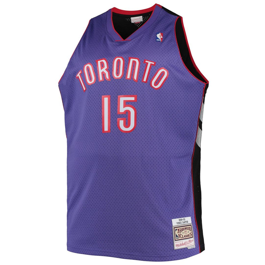 Toronto Raptors Vince Carter Mitchell & Ness Big & Tall 1999/00 Hardwood Classics Swingman Jersey - Purple