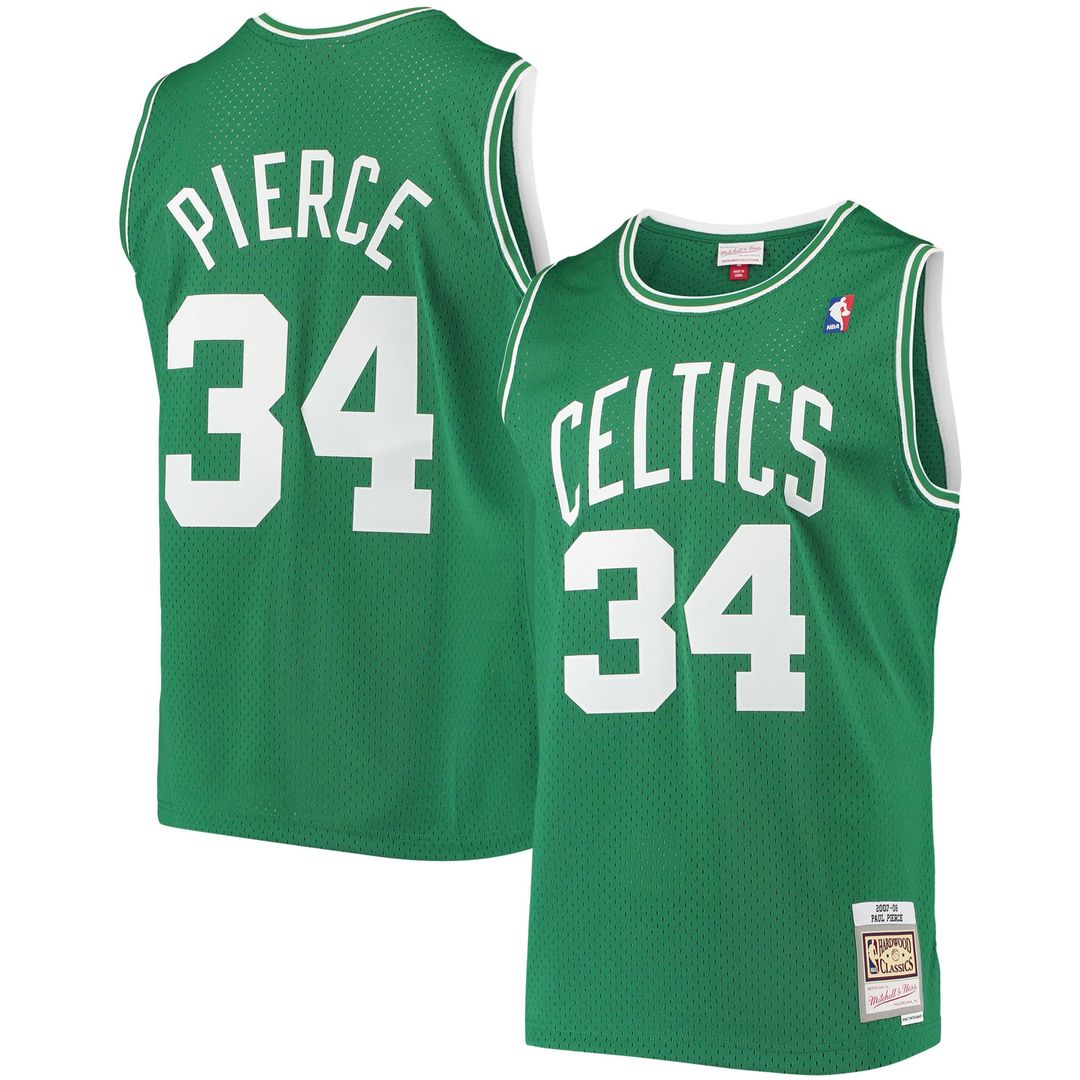 Boston Celtics Paul Pierce Mitchell & Ness Hardwood Classics Swingman Jersey - Kelly Green