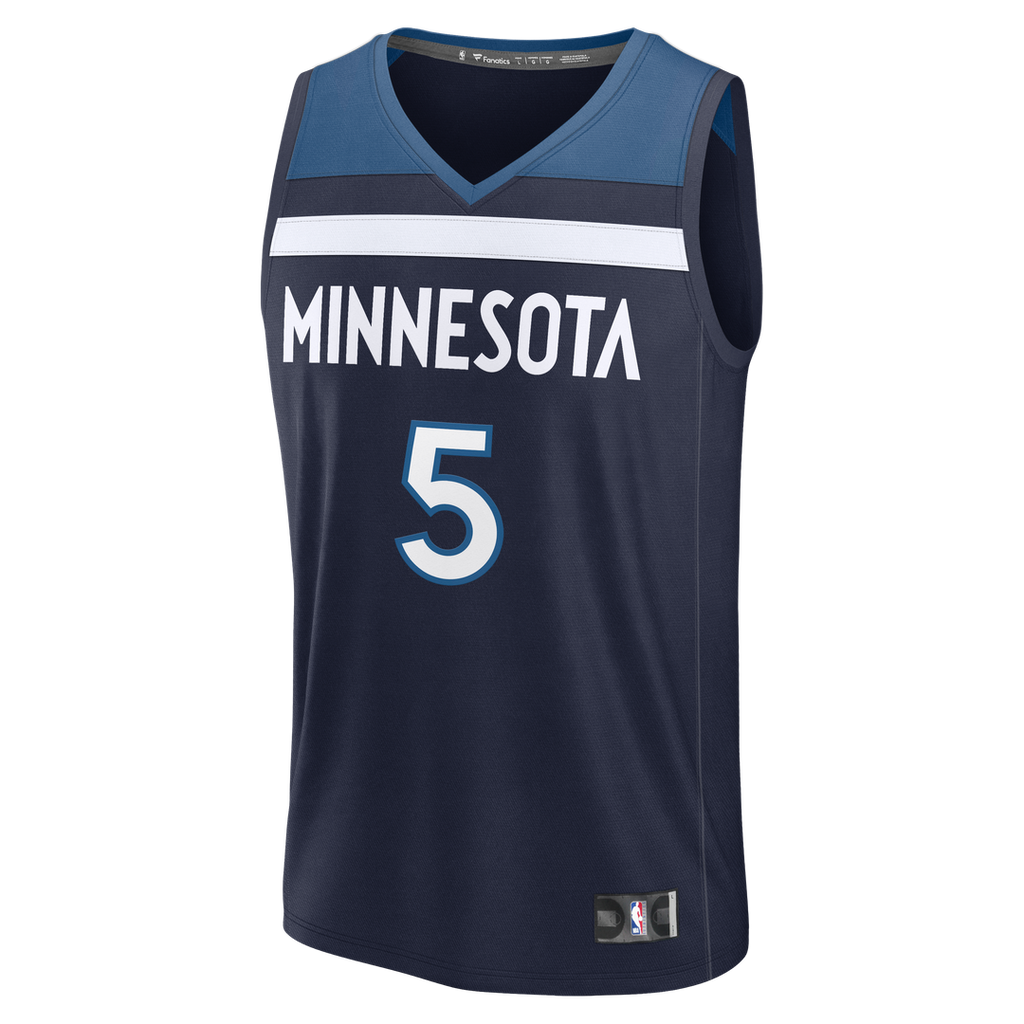 Minnesota Timberwolves Anthony Edwards Fanatics Fast Break Replica Player Jersey - Icon Edition - Navy
